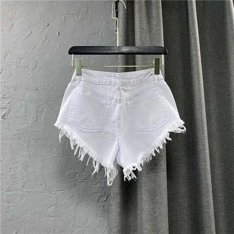 Fashion Korean White Jeans